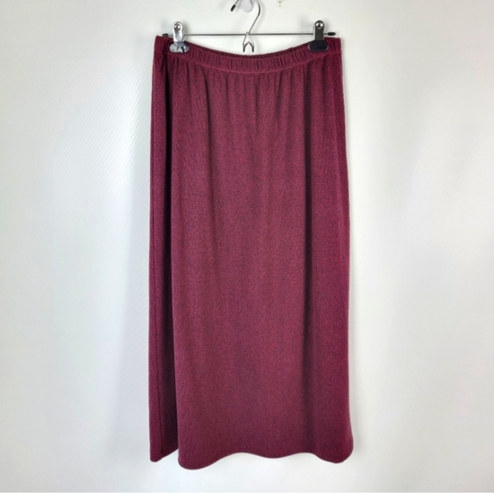 L. L. Bean 100% Cotton Knit Skirt Medium Petite Like New